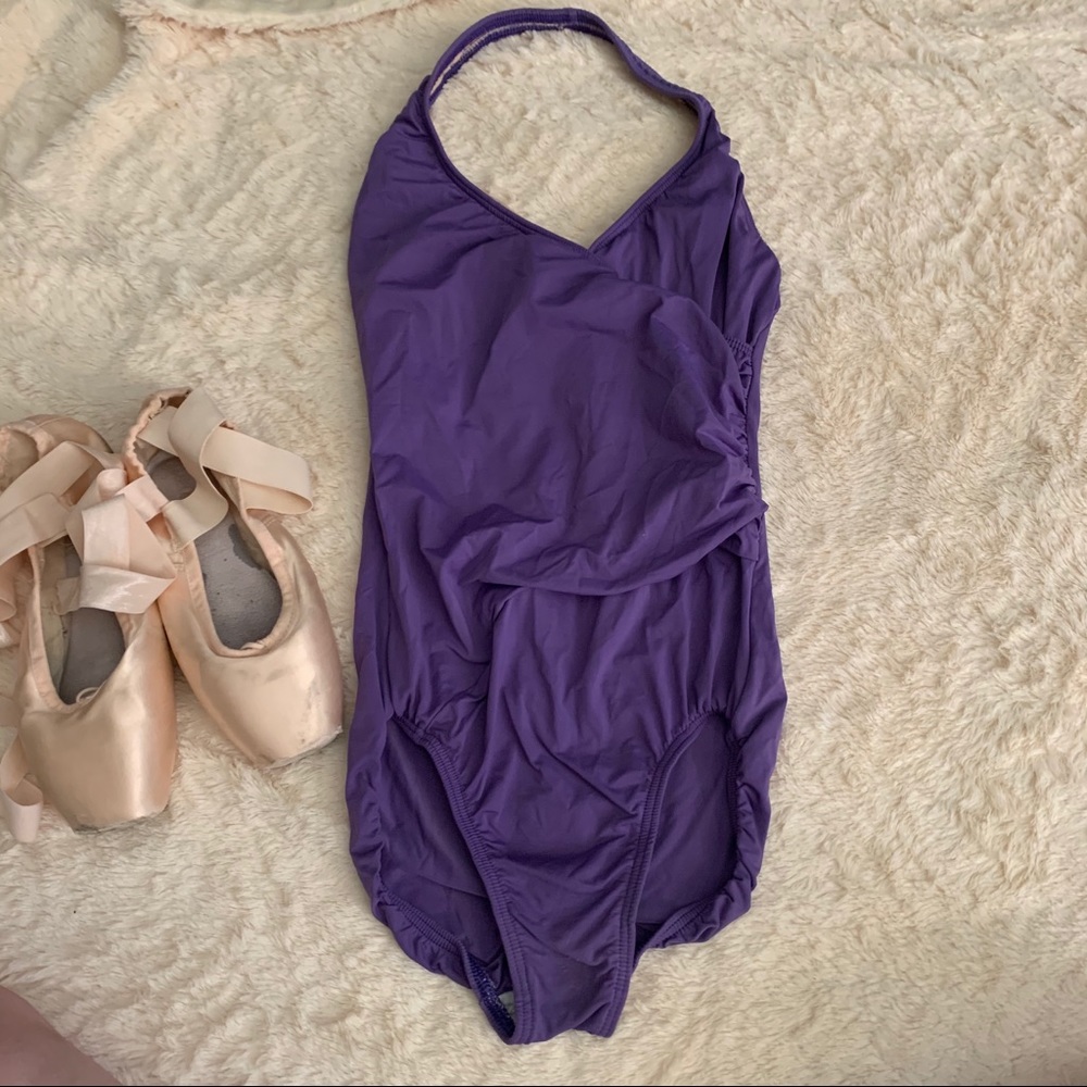 Purple Halter leotard